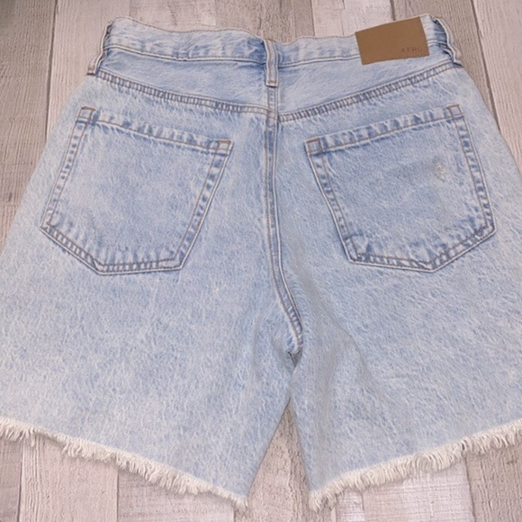 Aeropostale 90’s baggy shorts denim distressed size 2 - Picture 6 of 6
